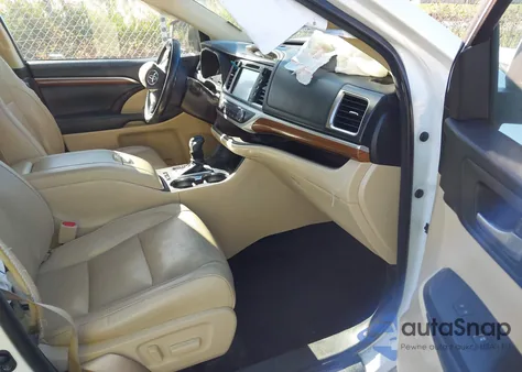 2017 Toyota Highlander Limited Platinum from USA, damaged, VIN 5TDDZRFH4HS482439